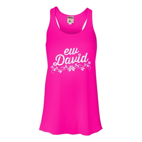 Womens Ew David Flowy Racerback Tank Top T-Shirt