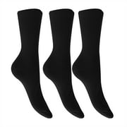 Womens Extra Fine Silk Touch Bamboo Socks (3 Pairs)