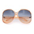 thumbnail image 1 of SA106 Womens Extra Oversized Round Exposed Lens Butterfly Sunglasses / Peach Frame - Black Peach Lens, 1 of 8