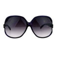 thumbnail image 1 of Womens Extra Oversized Round Designer Fashion Exposed Lens Butterfly Sunglasses Purple, 1 of 4