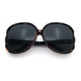 thumbnail image 1 of SA106 Womens Extra Oversized Round Exposed Lens Butterfly Sunglasses / Tortoise Frame - Black Lens, 1 of 7