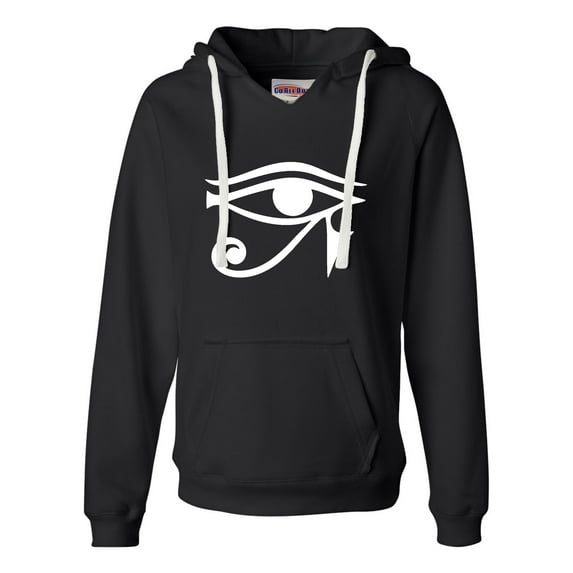 Womens Eye Of Horus Eye Of Ra Deluxe Soft Hoodie