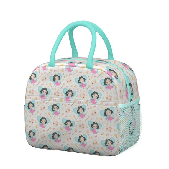 Womens Fairy Tale Princess Pattern Lunch Box for Work,Insulated Lunch Bag for Women,Loncheras Para Mujer,Leakproof Adult Lunch Bag for Work,Beach,Travel,Picnic,Camping