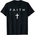 thumbnail image 1 of Womens Faith Cross Subtle Christian Minimalist Religious Faith Sweatshirt Black 4X-Large, 1 of 5