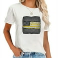 thumbnail image 1 of Womens Faith Family Firearms Freedom Flag Friends American Birthday Gifts T Shirt White M, 1 of 5