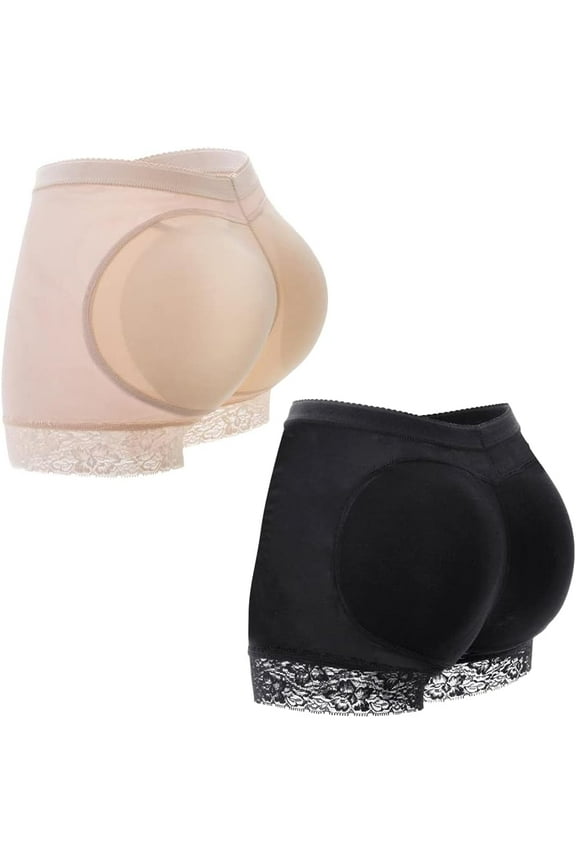 Womens Fake Buttock Briefs Butt Lifter Padded Control Panties Hip Enhancer Underwear Shapewear Boyshort