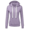 thumbnail image 1 of Womens Fall Fashion 2023 Clearance! VERUGU Hoodies for Women Fashion Casual Sweatshirt Patchwork Blouse Pullove Purple XXL, 1 of 3