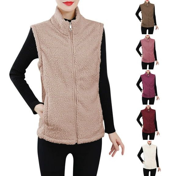 Womens Fall Fashion 2025 Winter Jackets for Women Fall And Winter Solid Plush Hooded Zipper Pocket Coat