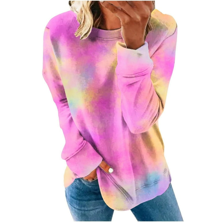 long sleeve tie dye shirts walmart
