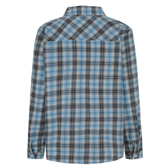 Womens Fall Jackets - Womens Long Sleeve Button-Up Plaid Shirt Fall Casual Shirt Collar Flannel Tops