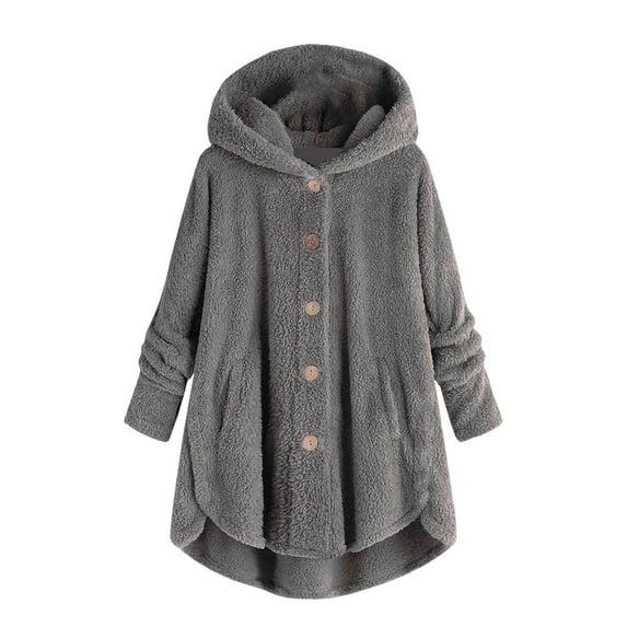 Womens Fall Outfits 2026 Blue Cardigan for Womens Women's Cardigan Bed Jackets for Women Plus Size Fuzzy Fleece Coat Cozy Button Jacket 2026