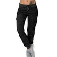 Womens Fall Sweatpants Drawstring High Waisted Active Joggers Pants