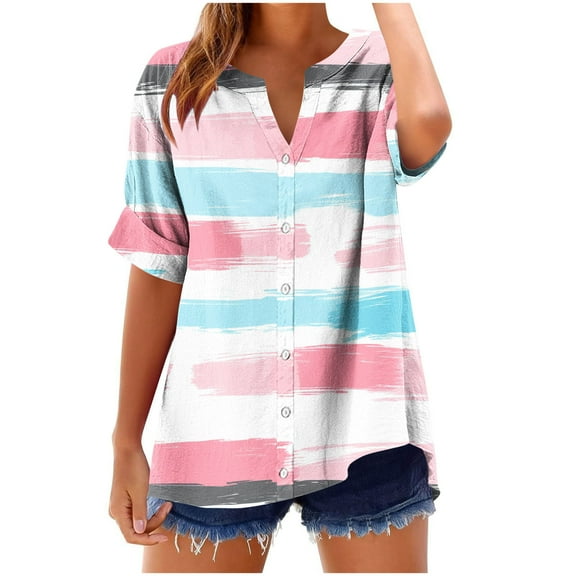 Womens Summer Tops Casual Short Sleeve Cute Tops Going Out Loose Western Tshirts Shirts Fringe Blouses Dressy Casual Casual Plus Size
