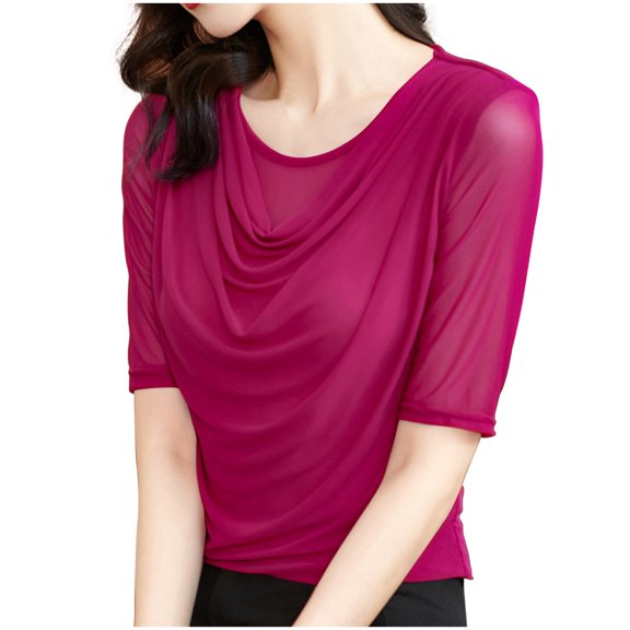 Womens Fall Tops Casual Short Sleeve Plus Size Tops Dressy Blouse 3Xl Royal Blue Vneck Tshirts Shirts Yellow Short Sleeve Blouses Dressy Casual Petite