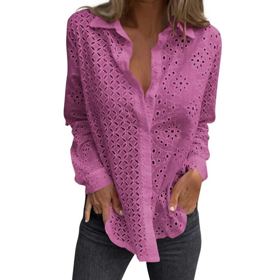 Womens Fall Tops Women's Elegant Half High Neck Bubble Long Sleeve Pleated Fitted Blouse Top