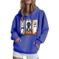 thumbnail image 1 of Womens Fall Winter Hoodies Tops 2025 Casual Loose Fit Long Sleeve Drawstring Pullover Sweatshirt with Pocket, 1 of 5