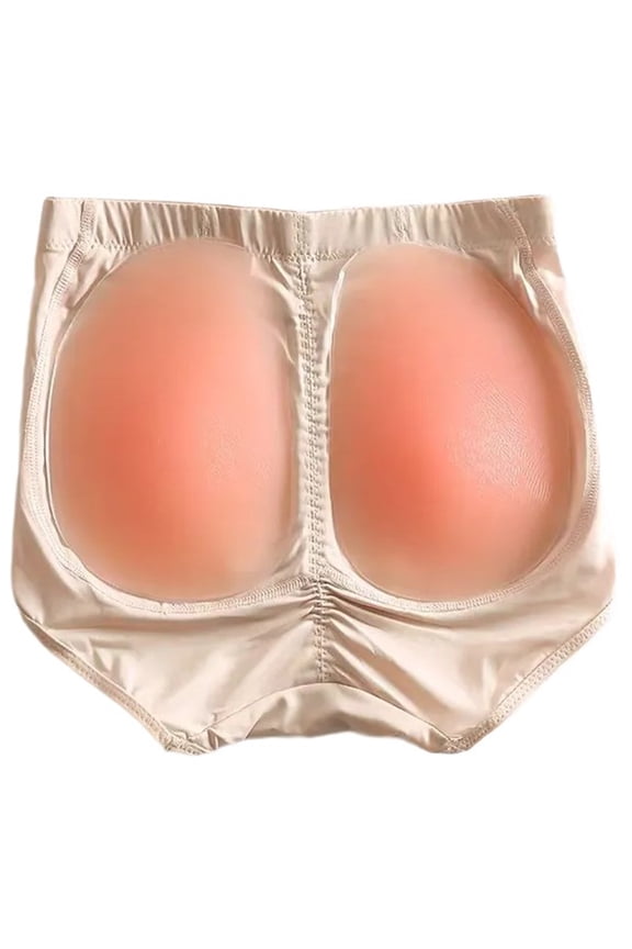 Womens False Buttock Briefs with Removable Silicone Pads Butt Lifter Padded Panties Hip Enhancer Underwear Shapewear