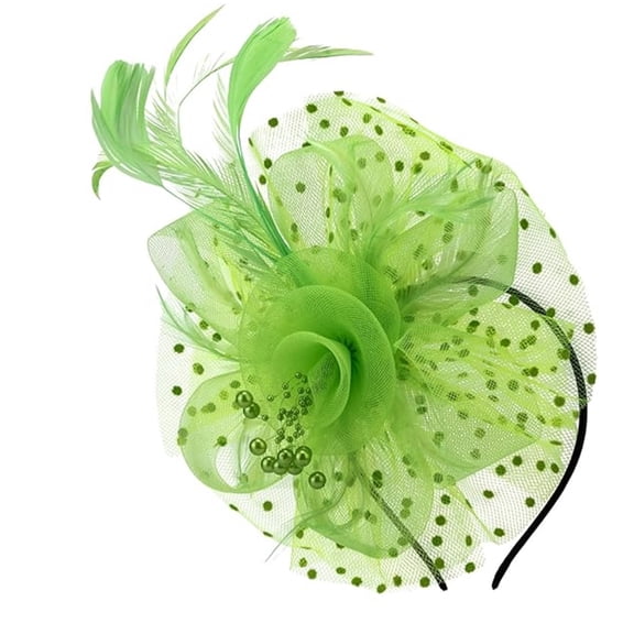 Womens Fascinators Hats Wedding Hat High Tea Hats For Women Women Spring Hats Tea Hats For Women Clip Hat Organza Victorian Hat Church Hats Wide Brim Sun Hats Tea Party Hats For Women Green