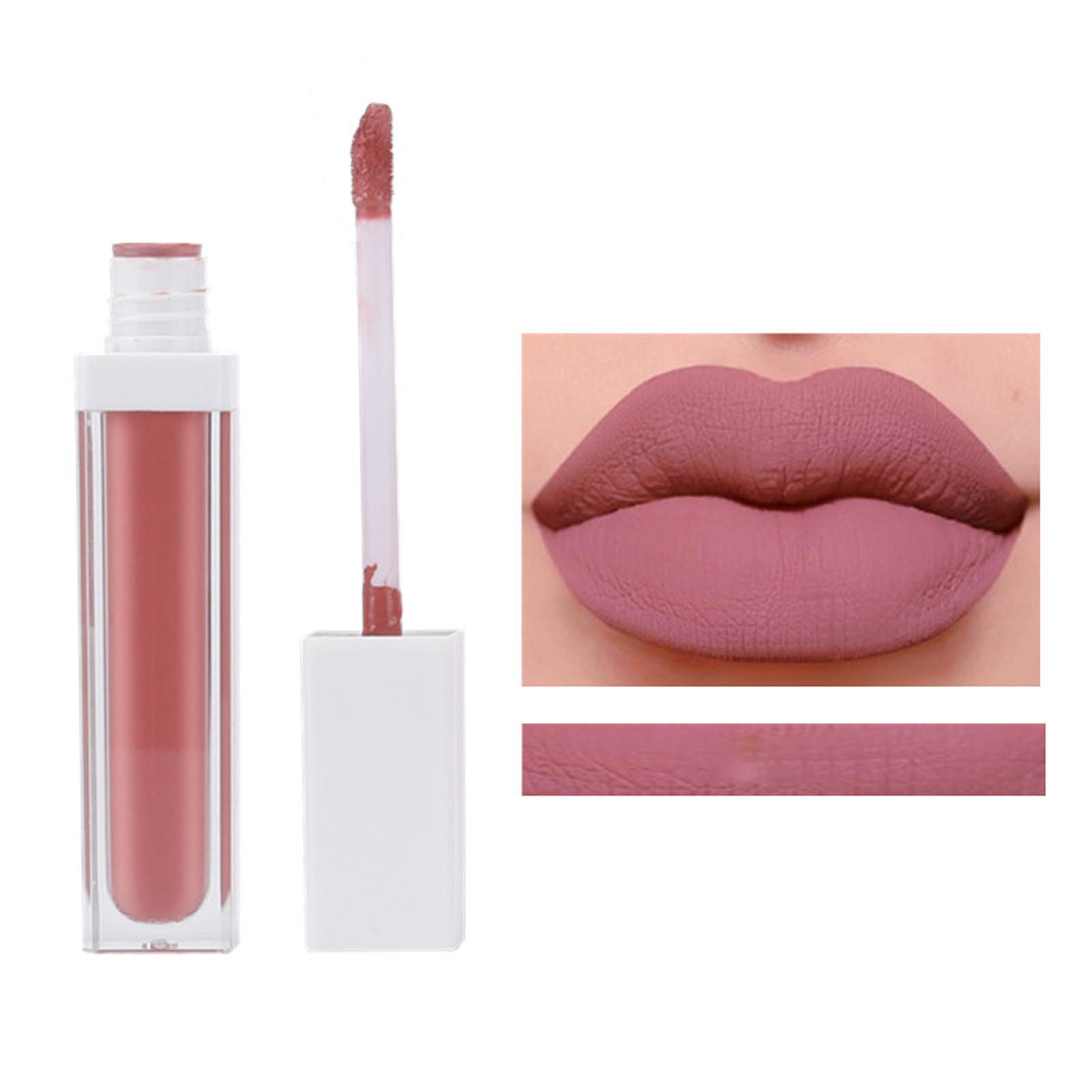 Womens Fashion 2024 Velvet Portable Lipstick Classic Waterproof Long