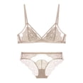thumbnail image 1 of Womens Fashion 2026 Sexy Lingerie for Women Lace Bra and Panty Set No Underwire Bra Lingerie Set Underwear See Through Bras and Panty, 1 of 3