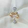 thumbnail image 1 of Womens Fashion Alloy Ring Buckle, Geometric Simple Spring Fashionable Scarf Ring, Picture Color, 1 of 2
