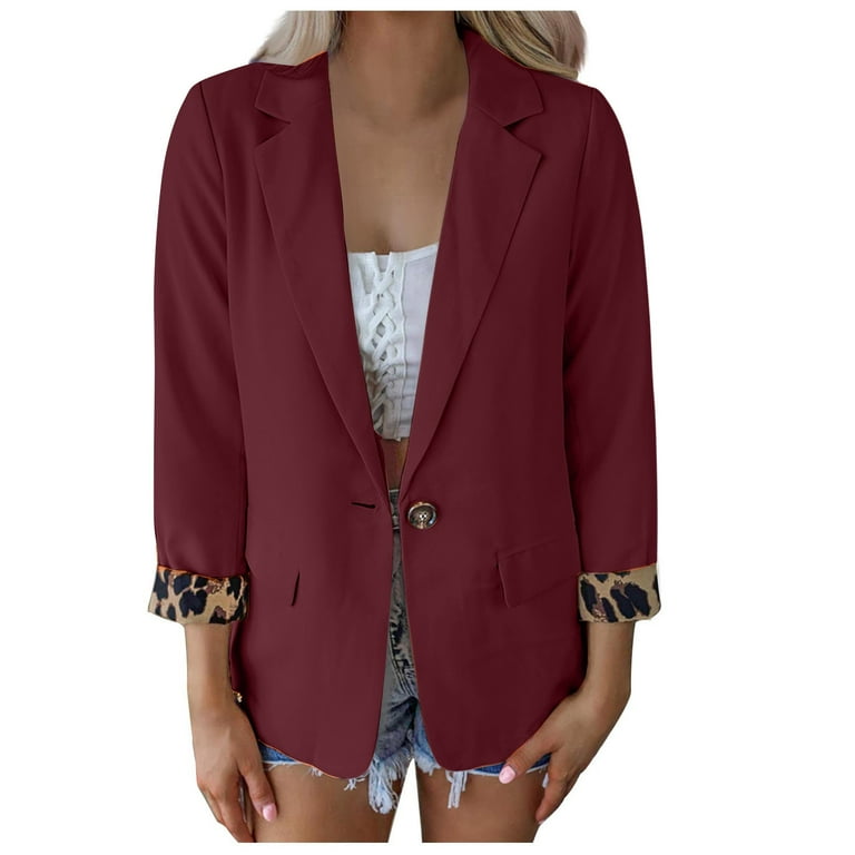 Fashion Print Long Sleeve Lapel Suit Jacket Fashion Print Long Sleeve Lapel Suit Jacket
