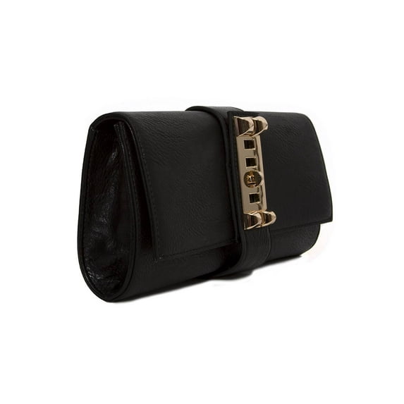 Womens Fashion "Bordeaux" Clutch Bifold Wallet - Black