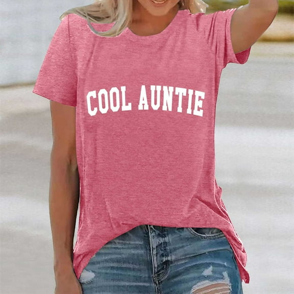 Womens Fashion Casual Crew Neck Prints T Shirts Summer Short Sleeve Casual Loose T Shirts Top Athletic Tops for Women Short Sleeve Womens Solid Tee Shirts Shirt Set Women Women's Striped Shirts