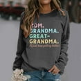 thumbnail image 1 of Womens Fashion Casual Long Sleeve Crew Neck Sweatshirts Printed Pullover Hoodless Sweatshirts Top Fall Womens Sweater Hoodies Women Light Long Sleeve Sweatshirt Blank Sweatshirt Women Ladies Zip up, 1 of 5