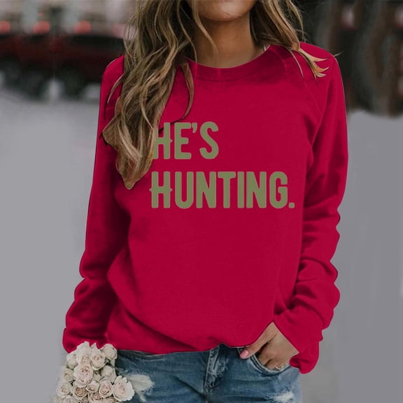 Womens Fashion Casual Long Sleeve Crew Neck Sweatshirts Printed Pullover Hoodless Sweatshirts Top Light Sweaters Women Women's Sweatshirts Comfy Dressy Sweatshirt Ladies Sweatsuits Hoodies plus Size