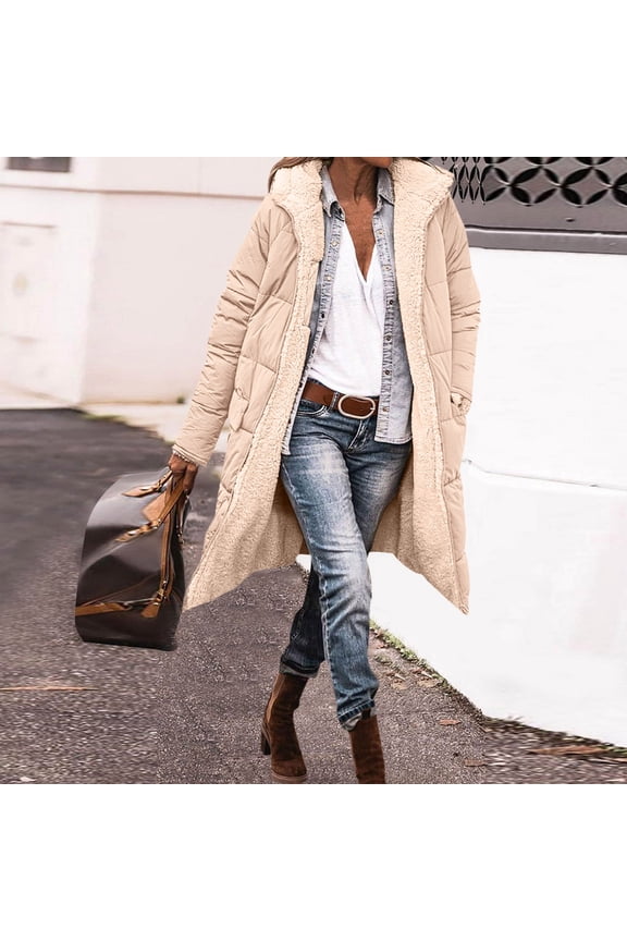 Womens Fashion Casual Zip Up Jacket With Pockets Hoodie Winter Reversible Teddy Coat Outerwear Women's Ski Jackets plus Size Short down Jacket Women Max Co Coat Womens Full Zip Face down Sweaters