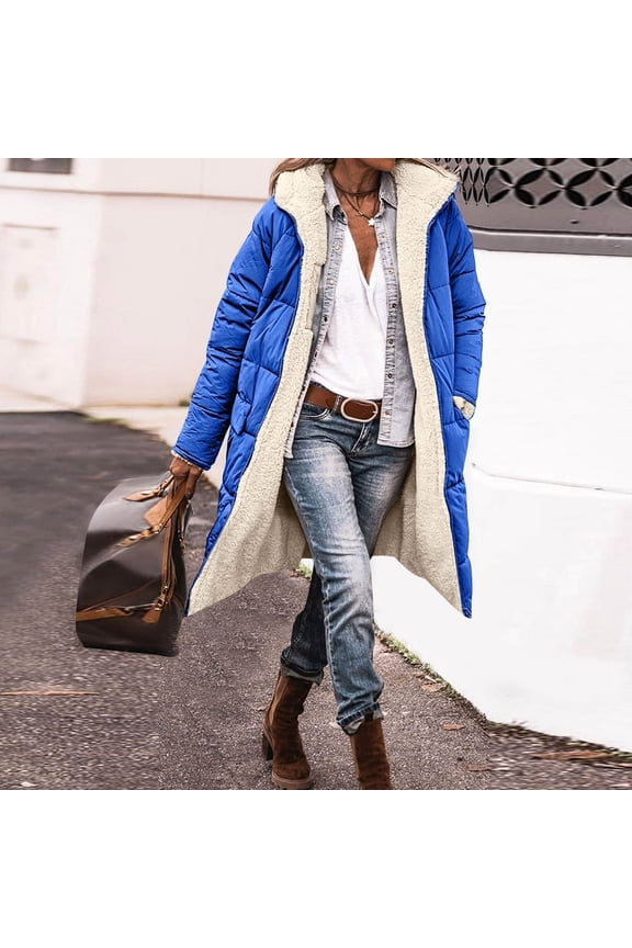 Womens Fashion Casual Zip Up Jacket With Pockets Hoodie Winter Reversible Teddy Coat Outerwear Womens Winter Jacket Musically Jacket Jackets Women with Hood Warm Jacket for Women Women Fitted Jacket