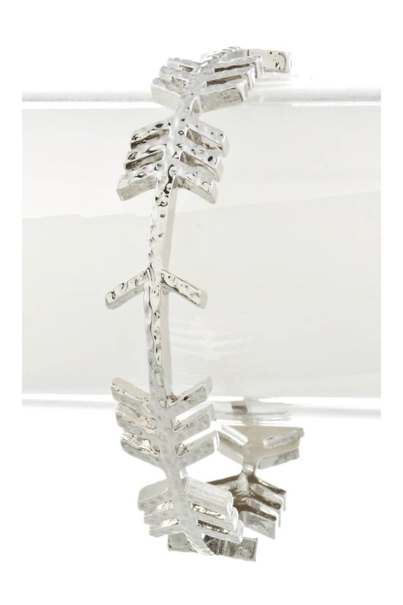 Womens Fashion Cupid's Arrows Bracelet - Silver
