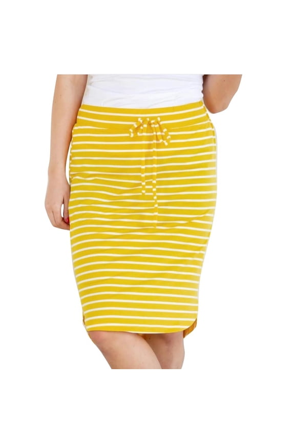 Womens Fashion High Waist Skirt Summer Elastic Casual Flared A-Line Bodycon Pencil Work Clubwear