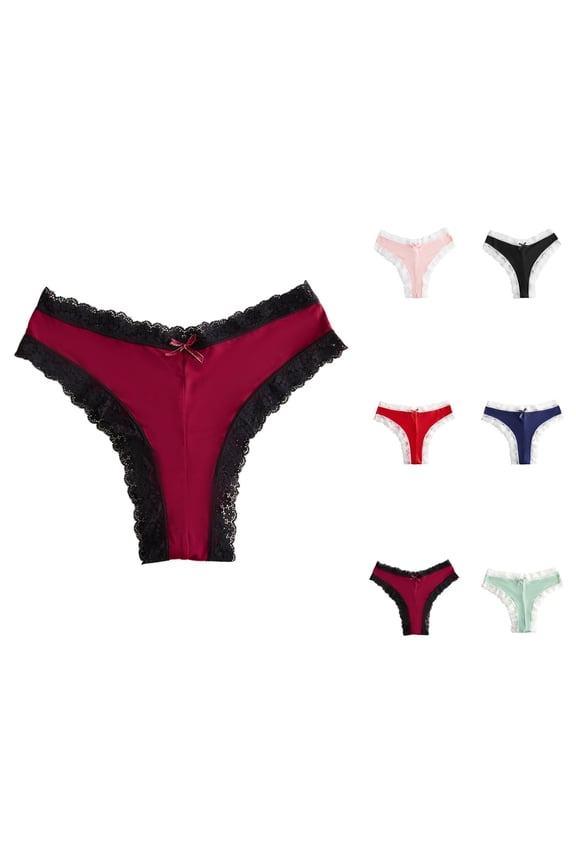 Womens Fashion Multicolored Cotton Crotch Hollow Heart Button Comfortable Underwear
