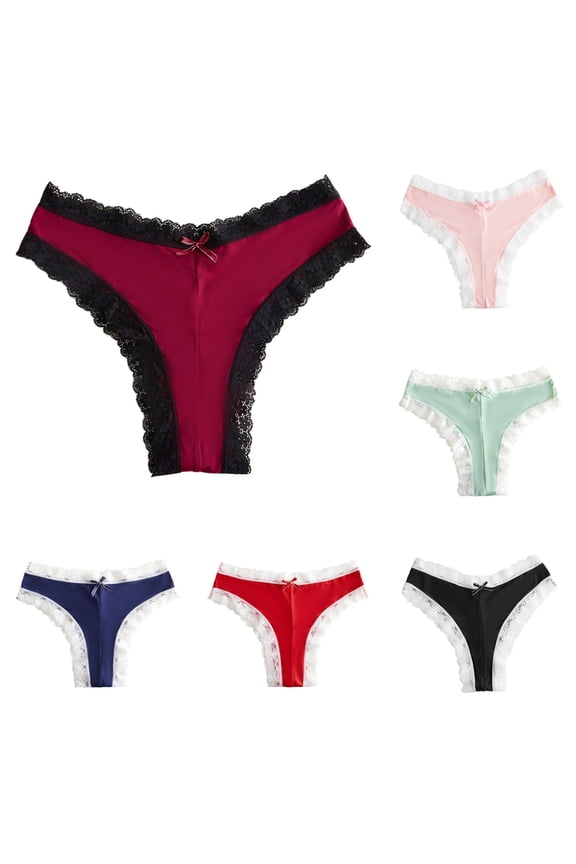 Womens Fashion Multicolored Crotch Hollow Heart Button Comfortable Underwear Lace Bikini Panties Women Swim 20 Underwear Women Remote Control Panties for Women Pleasure Panties Lift Panties