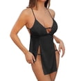 thumbnail image 1 of Womens Fashion Nightwear For Women Set Lingerie Deep V Teddy Babydoll Sexy Lace Bodysuit, 1 of 7