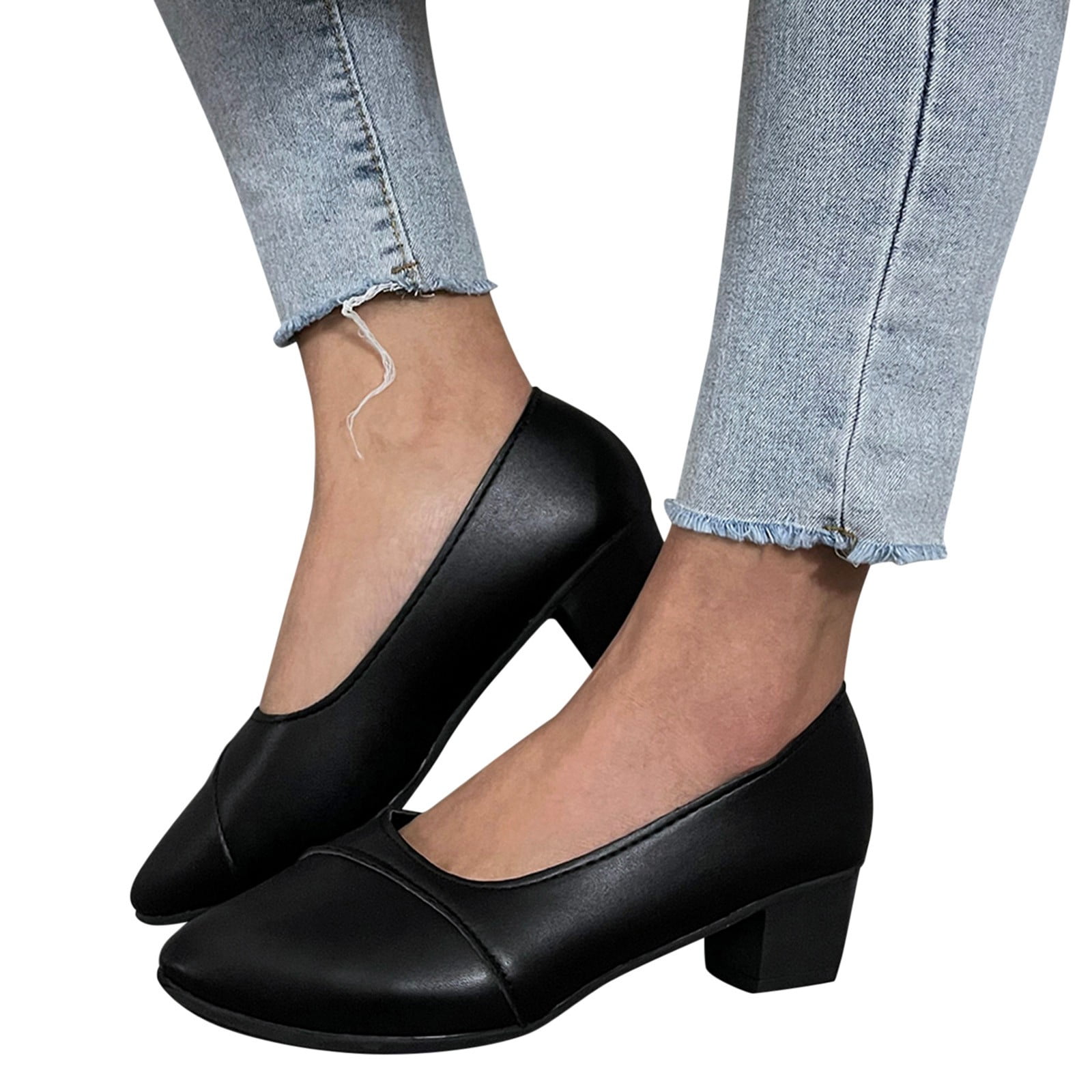 Womens Fashion Pumps Shoes Comfortabels Slip On Flats Shoes Womens ...
