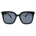 thumbnail image 1 of Womens Fashion Sunglasses Stylish Square Frame Shades UV 400 Black, 1 of 4