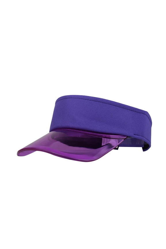 Womens Fashion Transparent Empty Top Sun Hat Waterproof Clear Visor Beach Sport Sunshade Hat for Lady