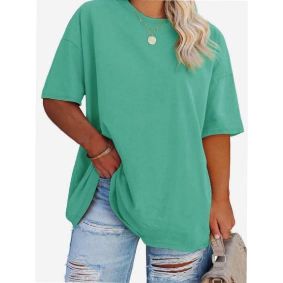 Womens Fashion Workout T Shirts Plus Size Tops Summer Clothes Short Sleeve Spring Tee