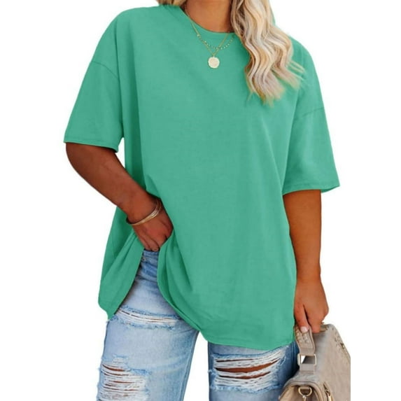 Womens Fashion Workout T Shirts Plus Size Tops Summer Clothes Short Sleeve Spring Tee