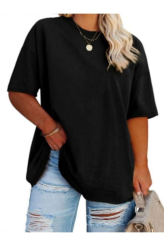 Womens Fashion Workout T Shirts Plus Size Tops Summer Clothes Short Sleeve Spring Tee