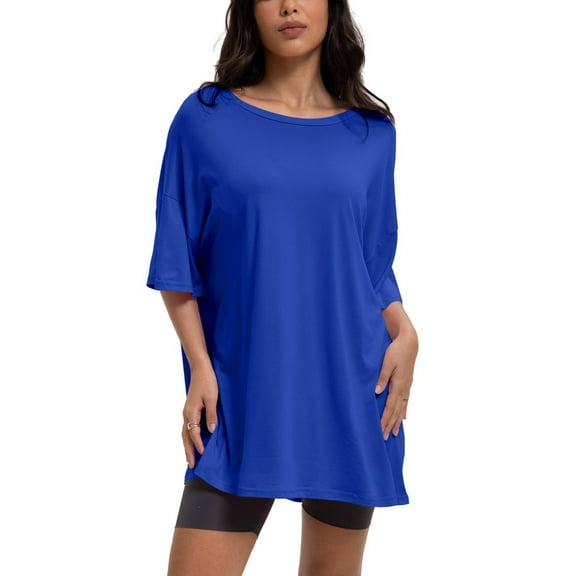 Womens Fashion Workout T Shirts Plus Size Tops Summer Trendy Clothes Short Sleeve Spring Tee