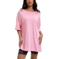 thumbnail image 1 of Womens Fashion Workout T Shirts Plus Size Tops Summer Trendy Clothes Short Sleeve Spring Tee, 1 of 6
