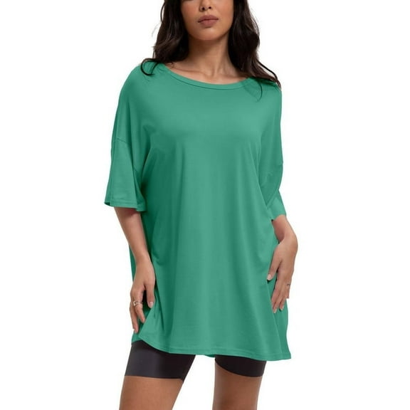 Womens Fashion Workout T Shirts Plus Size Tops Summer Trendy Clothes Short Sleeve Spring Tee