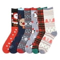 thumbnail image 1 of Womens Fashion X-Mas Crew Socks - Assorted Color, Size 9-11 - Case of 120, 1 of 1