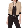 thumbnail image 1 of Womens Faux Leather Moto Biker Jacket, 1 of 3