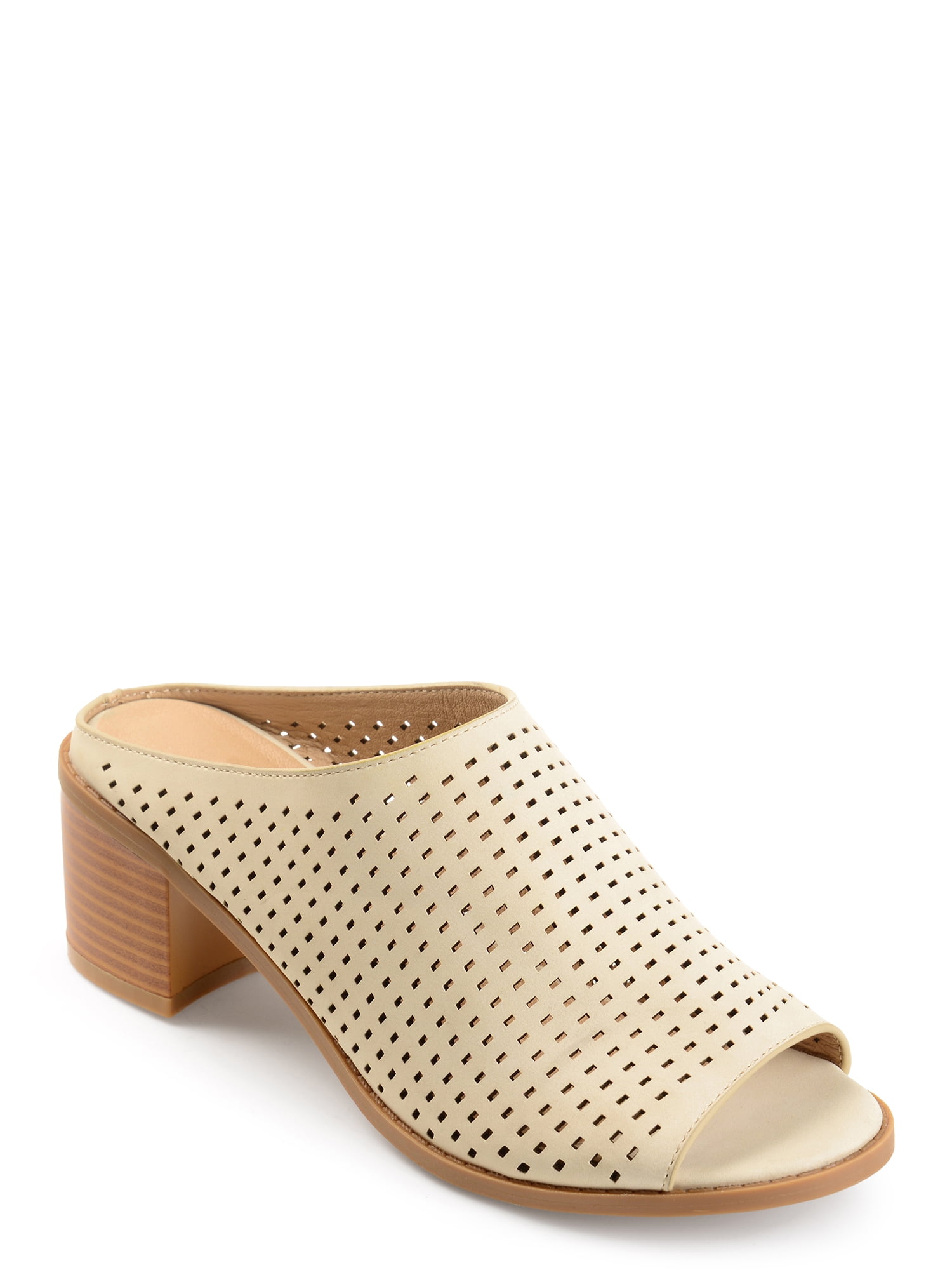 Perforated mules hotsell