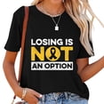 thumbnail image 1 of Womens Fight Childhood Cancer Design for a Cancer Warrior T-Shirt Black, 1 of 5